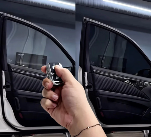 TapTint switchable window tint on car